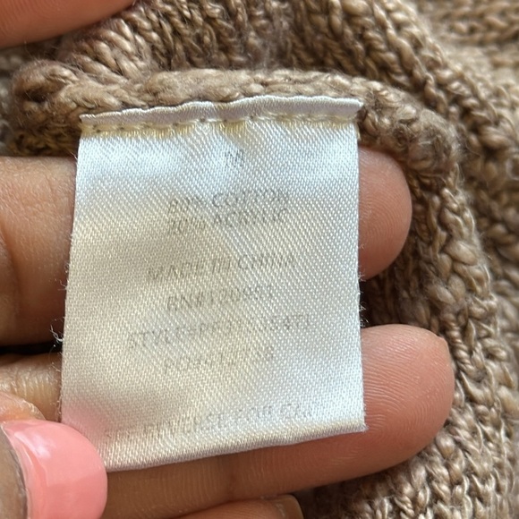 Pink Rose Women’s Knit Sweater Lace Shoulder Detail Size M - Picture 7 of 9